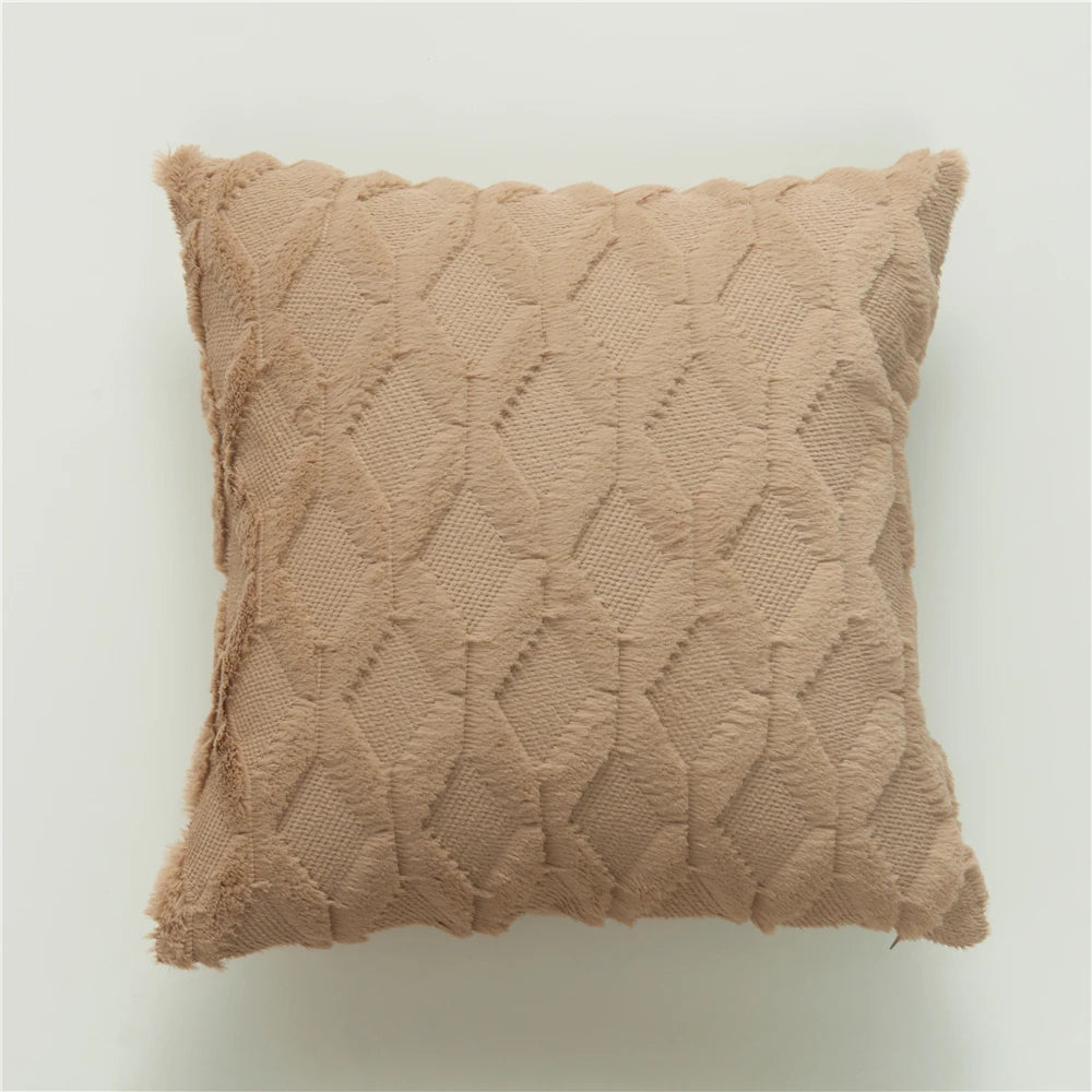 Modern Cushion Cover | Fell Throw Pillow Cover for Living Room