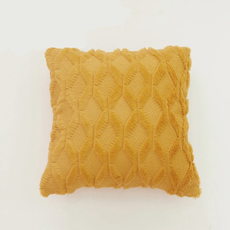 Modern Cushion Cover | Fell Throw Pillow Cover for Living Room
