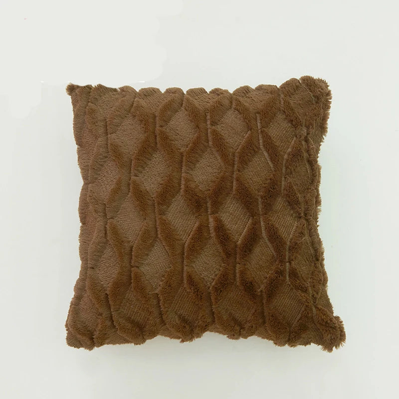 Modern Cushion Cover | Fell Throw Pillow Cover for Living Room