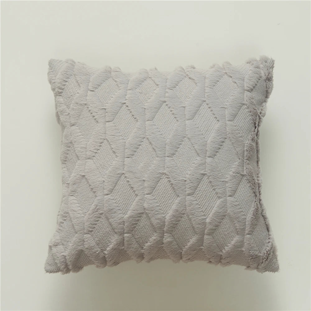 Modern Cushion Cover | Fell Throw Pillow Cover for Living Room