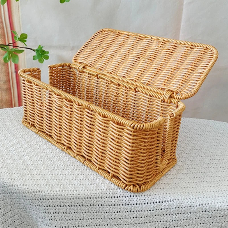Minimalist Storage Basket | Tern Woven Organizer for Living Room