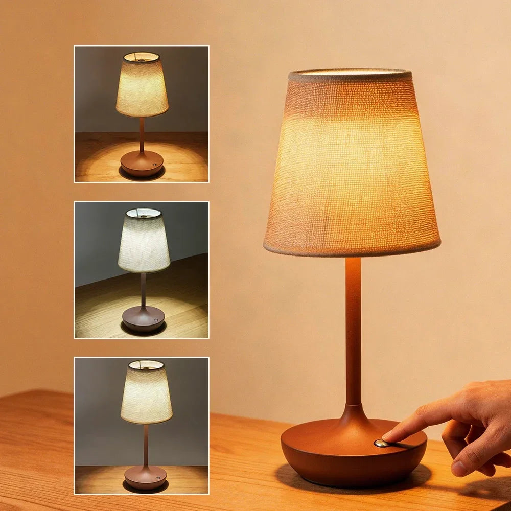 Modern Table Lamp | Sabra Bedside Light for Bedroom