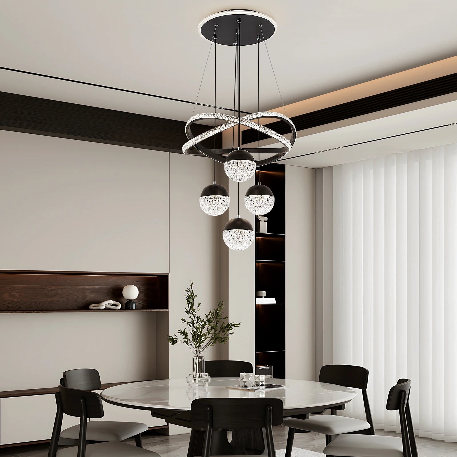 Modern Chandelier | Nab Hanging Ceiling Light for Living Room