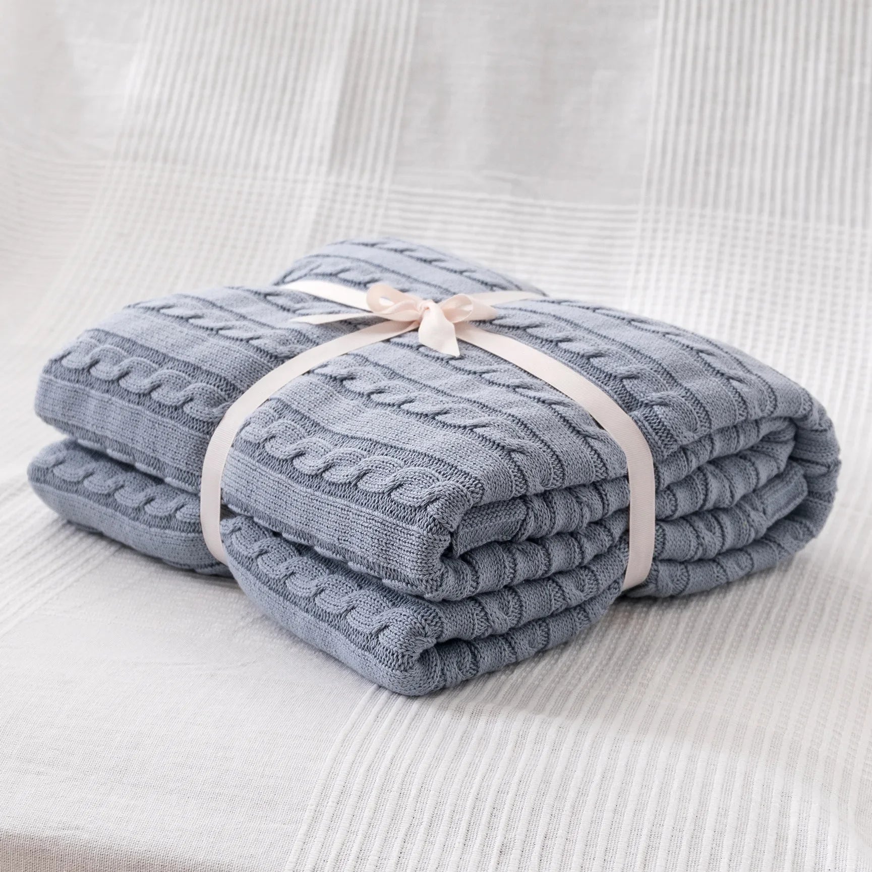 Modern Cotton Blanket | Arden Cozy Throw