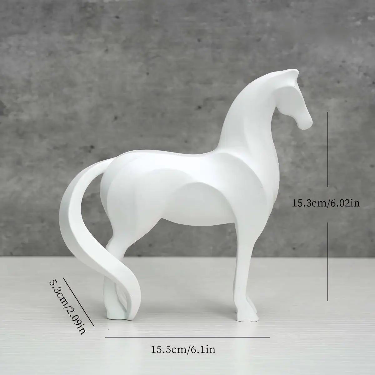 Modern Resin Figurine | Gorse Shelf Decor for Living Room