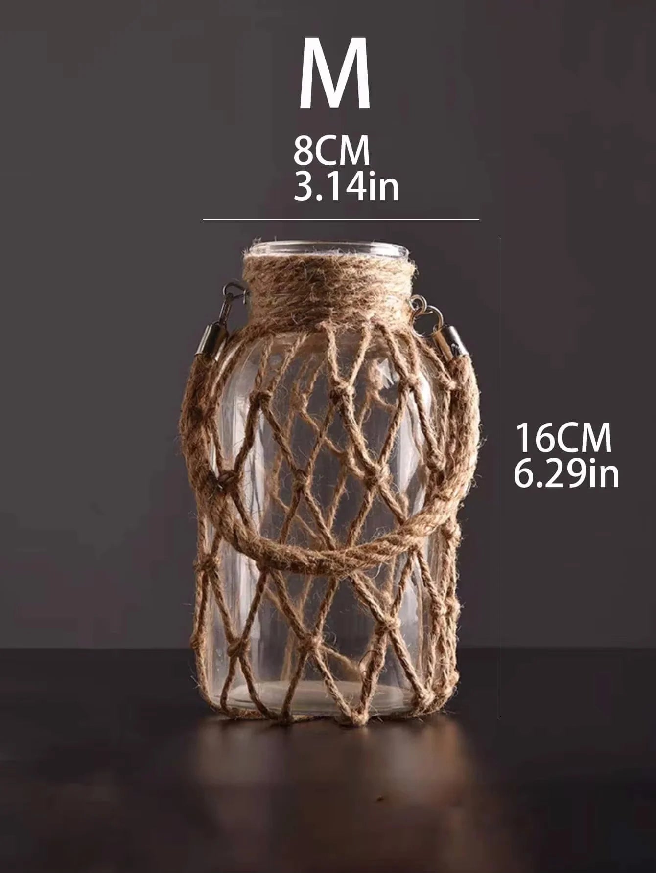 Modern Glass Vase | Grit Flower Vase for Living Room