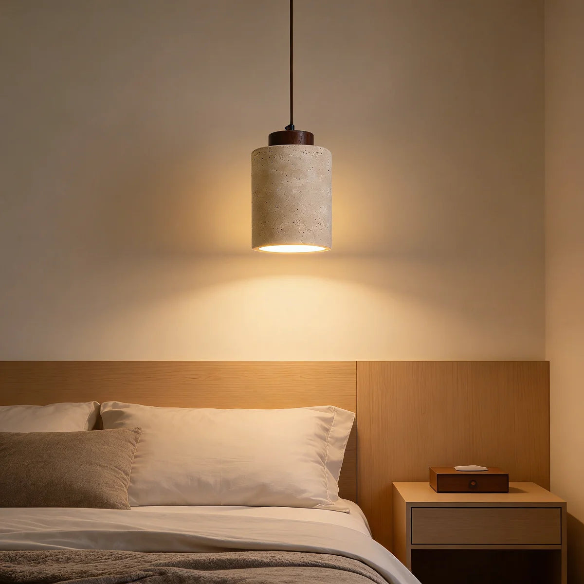 Modern Travertine Chandelier | Juniper Hanging Ceiling Light