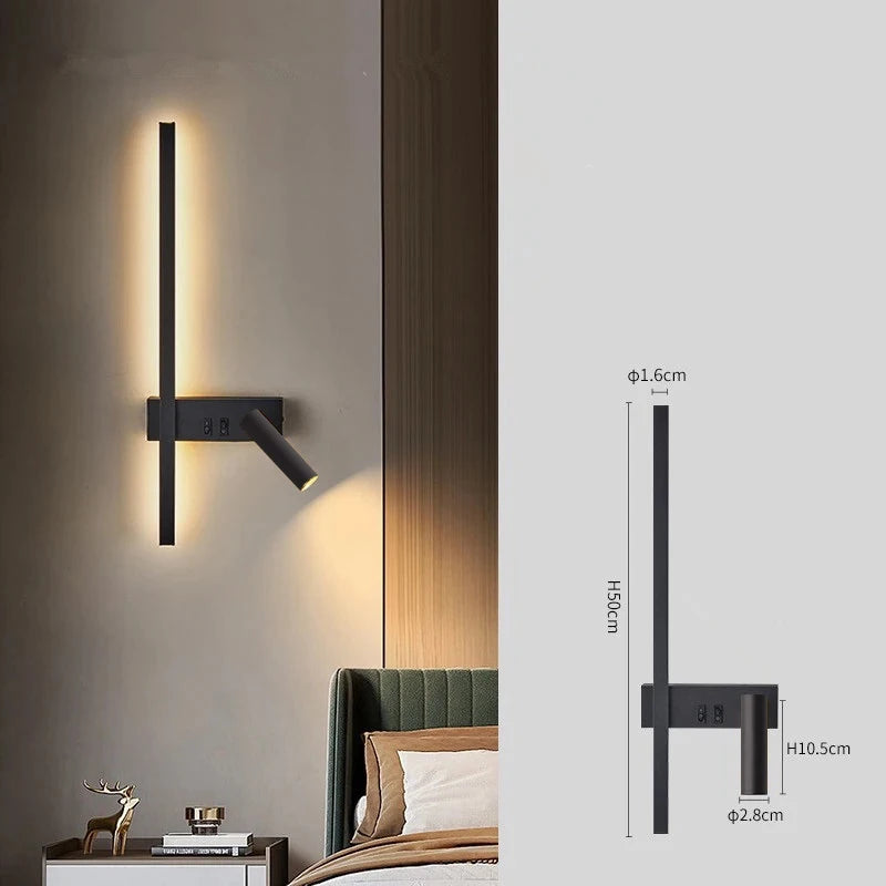 Minimalist Wall Light | Melby Wall Mounted Lamp for Living Room