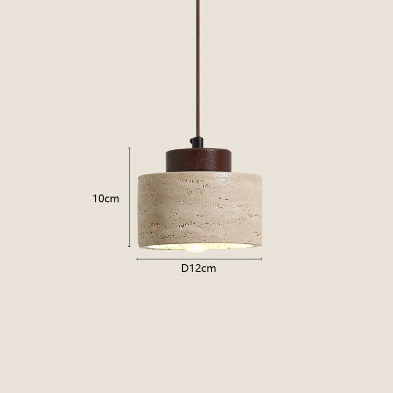 Modern Stone Chandelier | Jura Hanging Ceiling Light for Bedroom