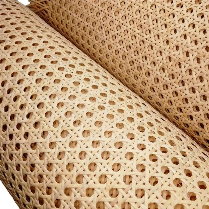 35-50cm Width Webbing Grid Indonesian Plastic Rattan Roll Chinese Repair Tool Material for Chair Cabinet Table Furniture Decor