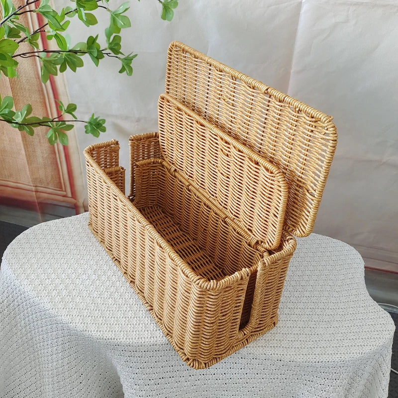 Minimalist Storage Basket | Tern Woven Organizer for Living Room