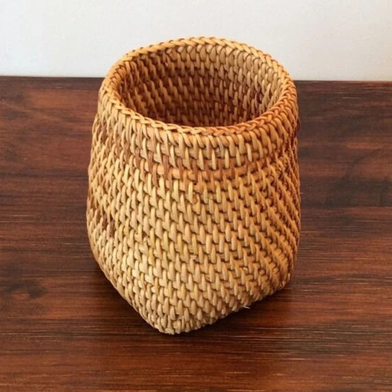 Modern Rattan Basket | Howe Woven Storage