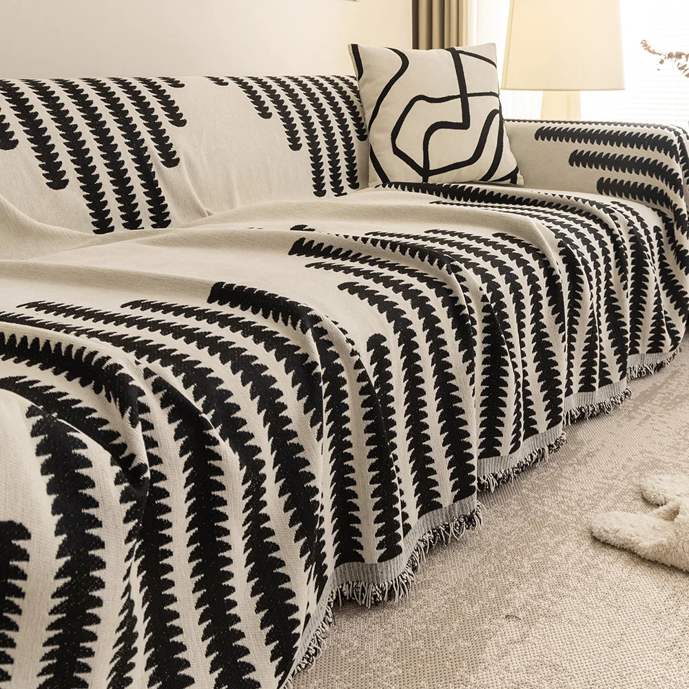 Modern Throw Blanket | Eden Sofa Throw for Living Room