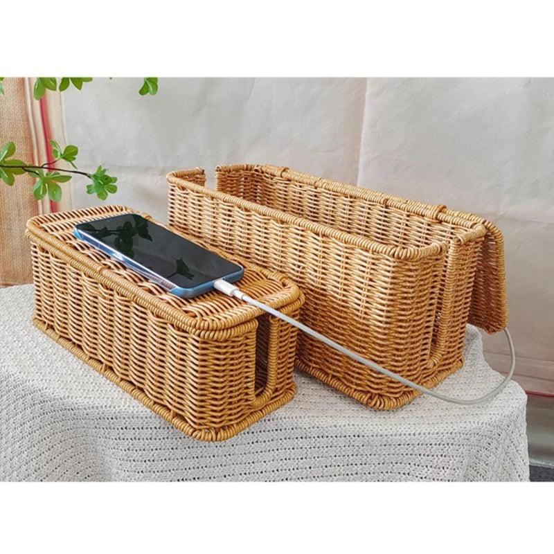 Minimalist Storage Basket | Tern Woven Organizer for Living Room