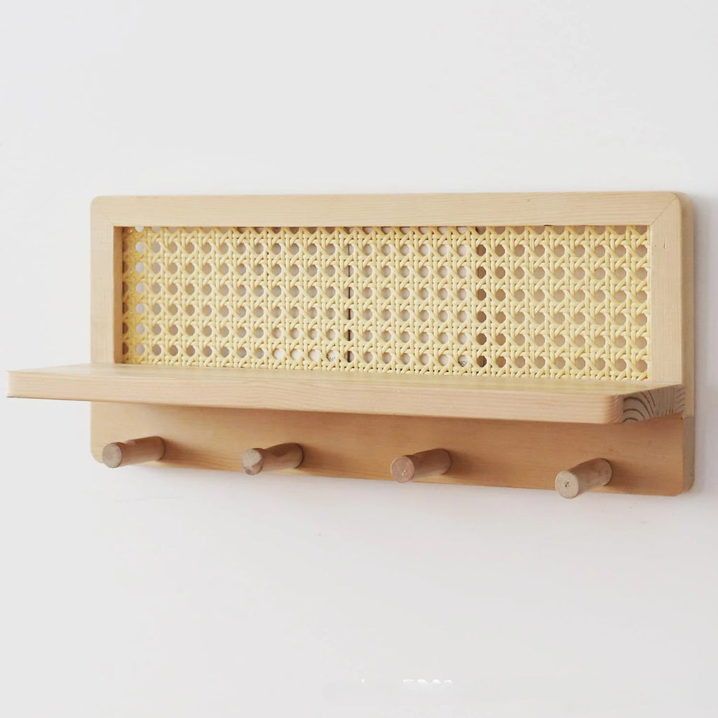 Modern Rattan Wall Key Rack | Holly