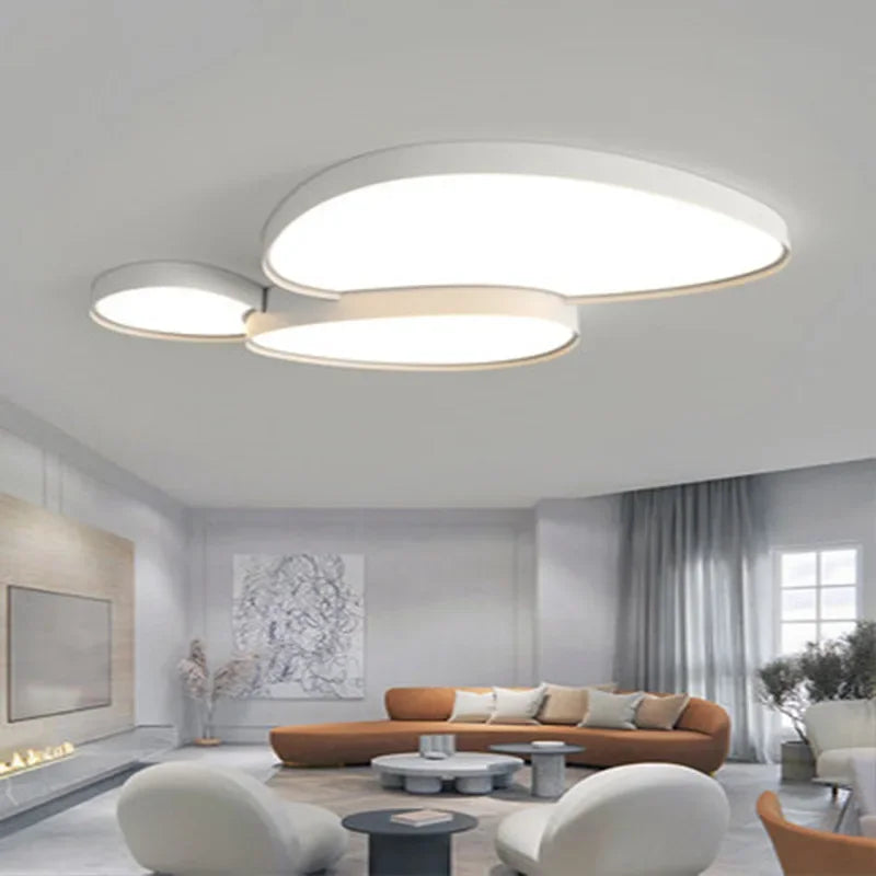 Minimalist Ceiling Light | Reed Flush Ceiling Lamp for Bedroom