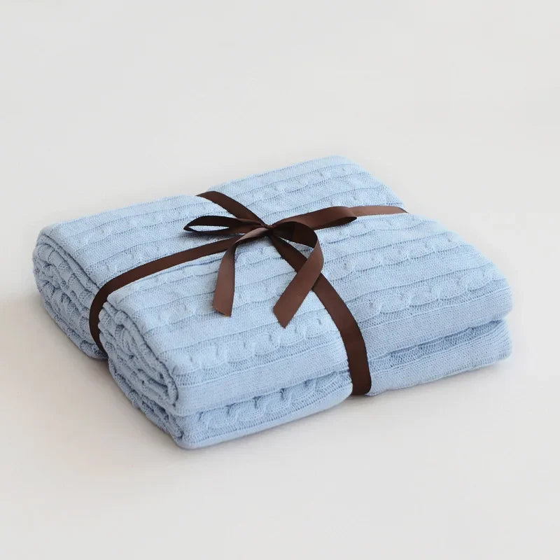 Modern Cotton Blanket | Arden Cozy Throw
