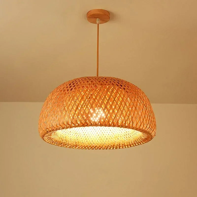 Modern Rattan Chandelier | Drift Hanging Ceiling Light