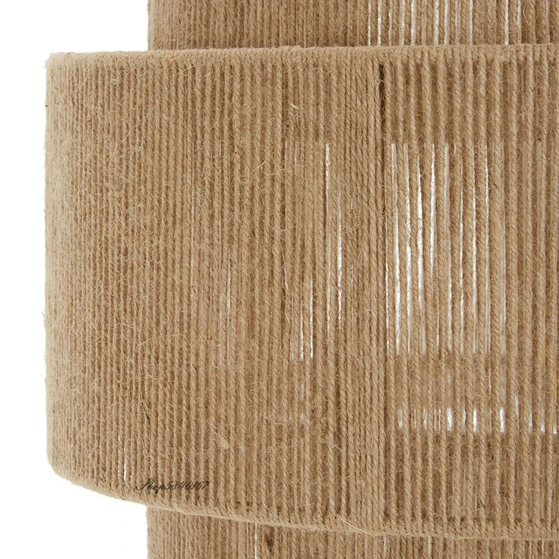 Modern Rattan Pendant Light | Kestrel Hanging Lamp for Living Room