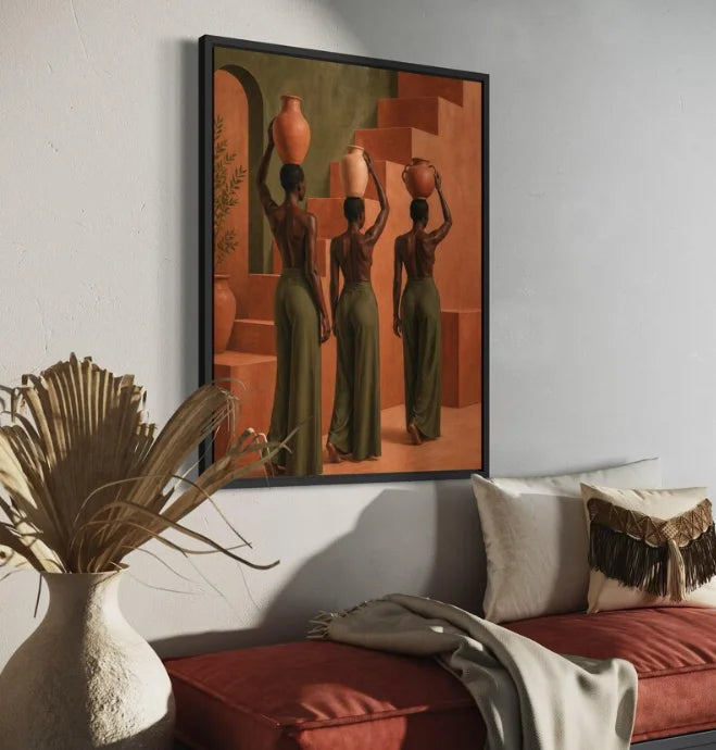 Minimalist Canvas Wall Art | Dusk for Living Room