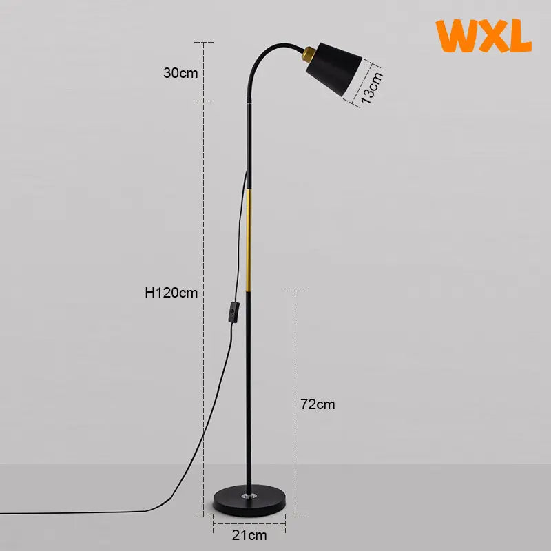 Minimalist Iron Floor Lamp | Furze Standing Light