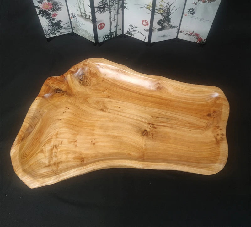 Modern Wood Serving Tray | Braan Decorative Tray for Kitchen