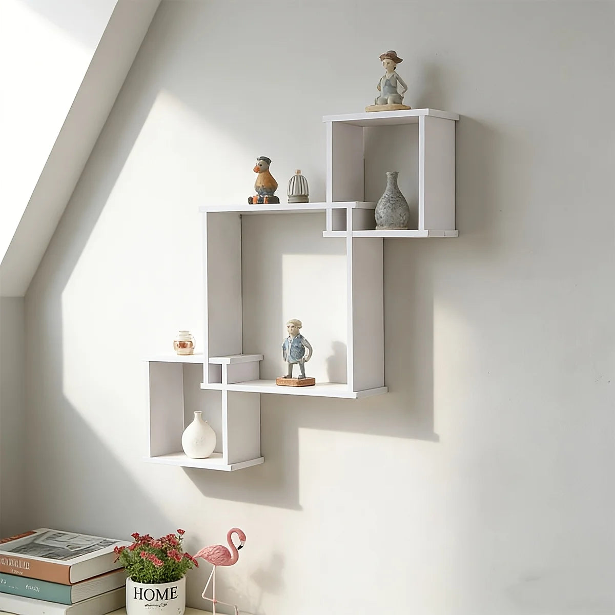 Modern Floating Wall Shelf | Siskin Display Shelf for Living Room