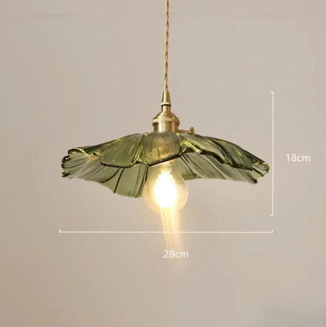 Modern Glass Pendant Light | Kelda Hanging Lamp for Living Room