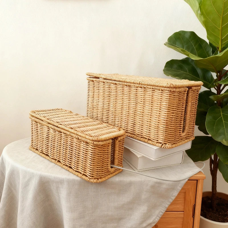 Minimalist Storage Basket | Tern Woven Organizer for Living Room
