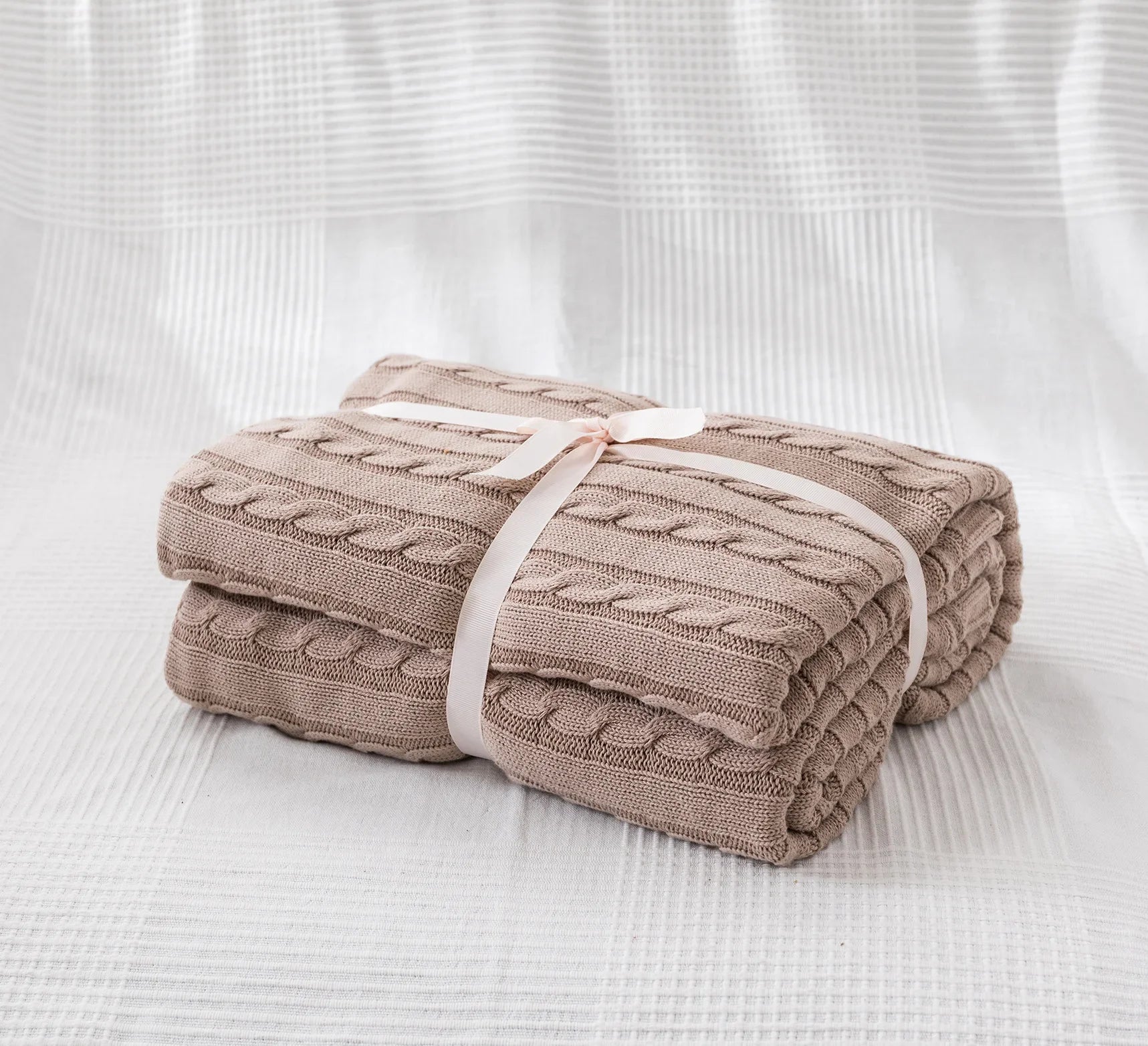 Modern Cotton Blanket | Arden Cozy Throw