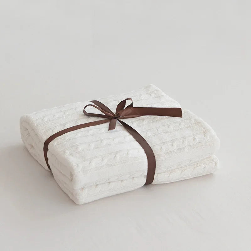 Modern Cotton Blanket | Arden Cozy Throw