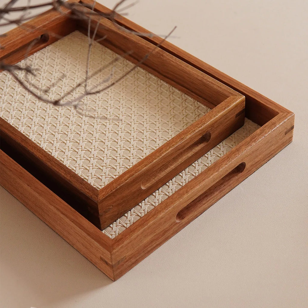 Modern Bamboo Tray | Ash for Living Room