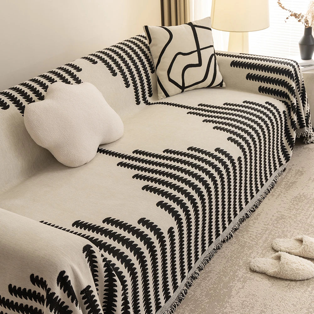 Modern Throw Blanket | Eden Sofa Throw for Living Room