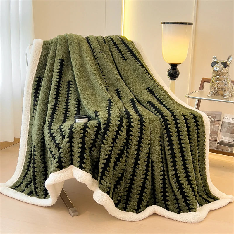 Modern Flannel Blanket | Noup Cozy Throw