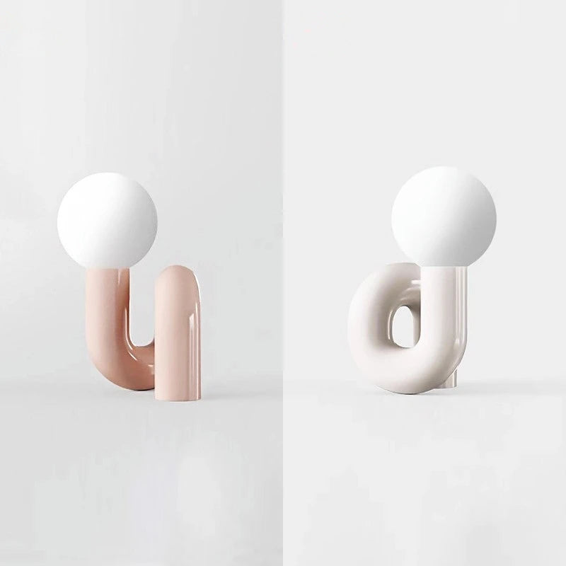 Minimalist Glass Desk Lamp | Squall Reading Light for Bedroom