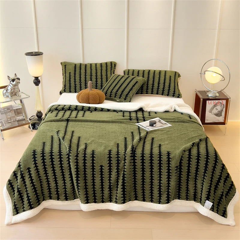 Modern Flannel Blanket | Noup Cozy Throw