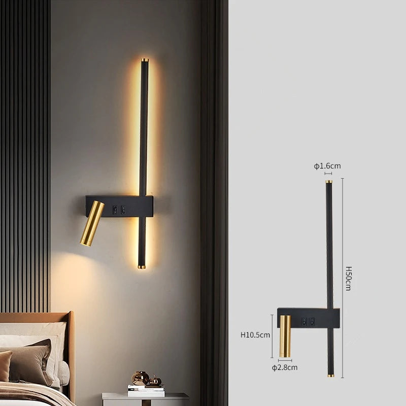 Minimalist Wall Light | Melby Wall Mounted Lamp for Living Room