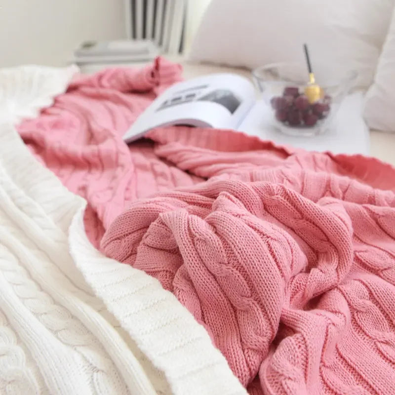 Modern Cotton Blanket | Arden Cozy Throw
