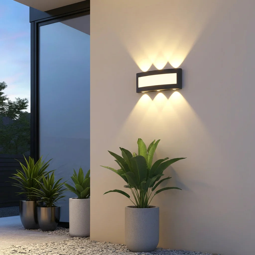 Modern Aluminum Wall Sconce | Cairn Wall Light Fixture for Bedroom