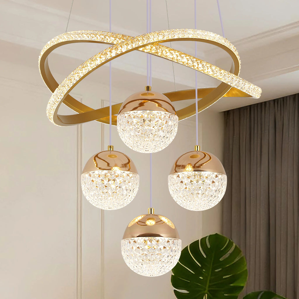 Modern Chandelier | Nab Hanging Ceiling Light for Living Room