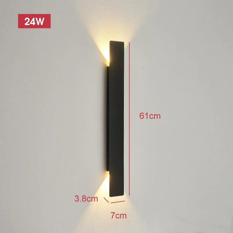 Modern Aluminum Wall Sconce | Olive Wall Light Fixture