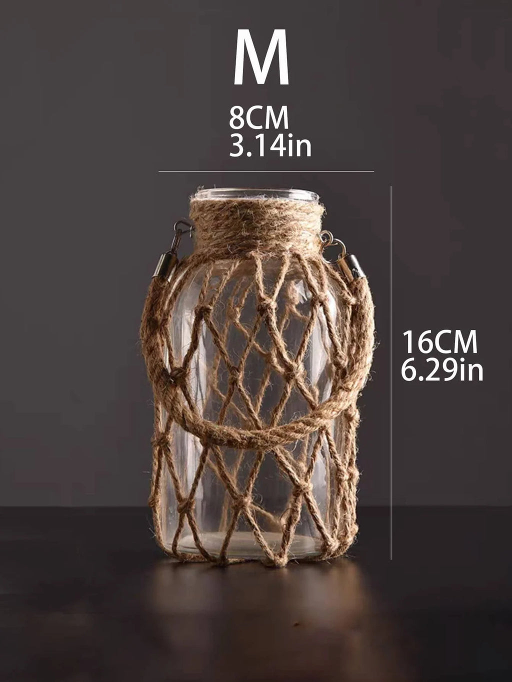 Modern Glass Vase | Grit Flower Vase for Living Room