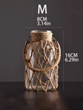 Modern Glass Vase | Grit Flower Vase for Living Room