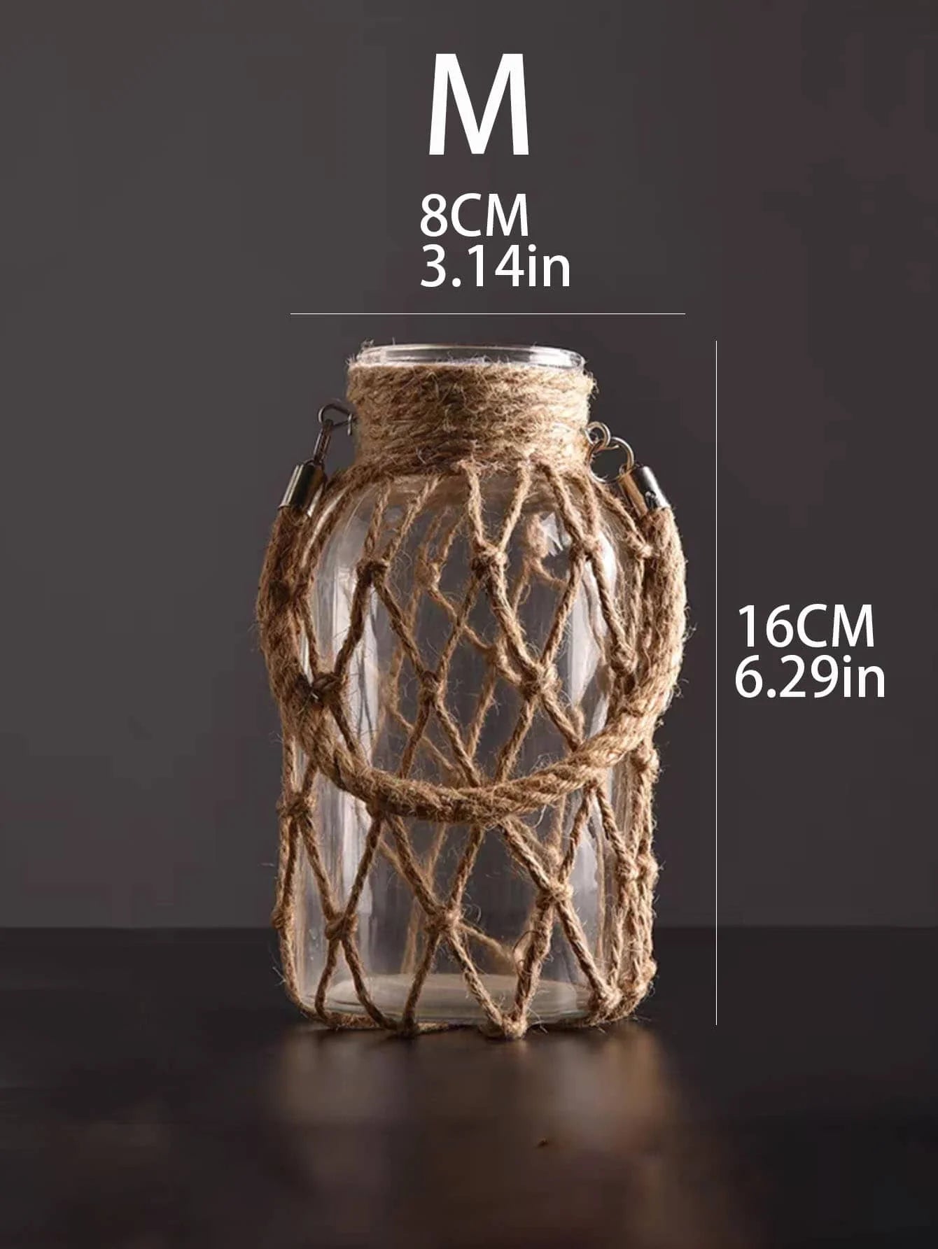 Modern Glass Vase | Grit Flower Vase for Living Room