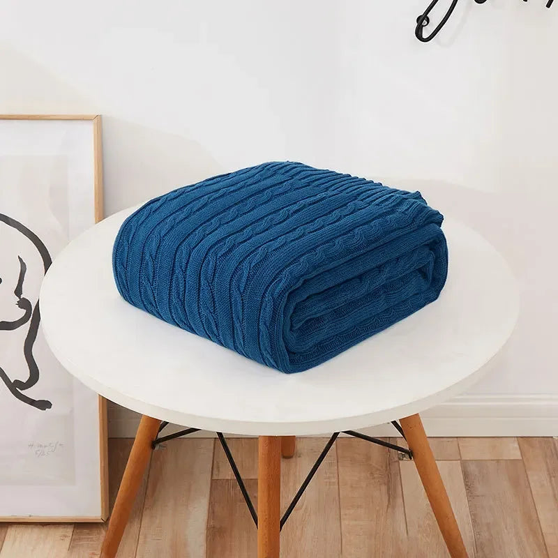 Modern Cotton Blanket | Arden Cozy Throw