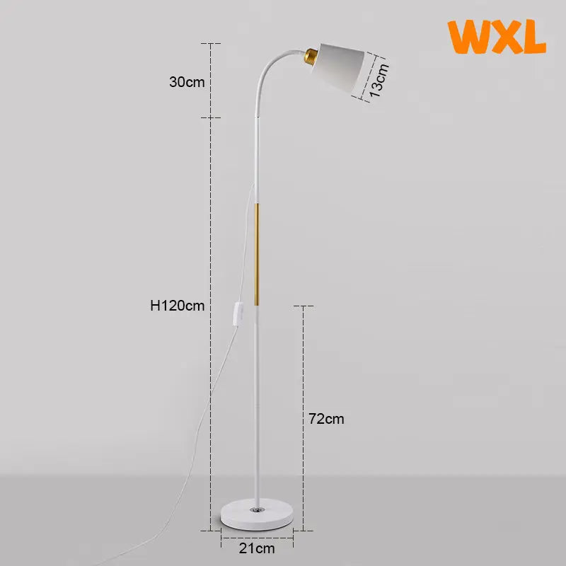 Minimalist Iron Floor Lamp | Furze Standing Light