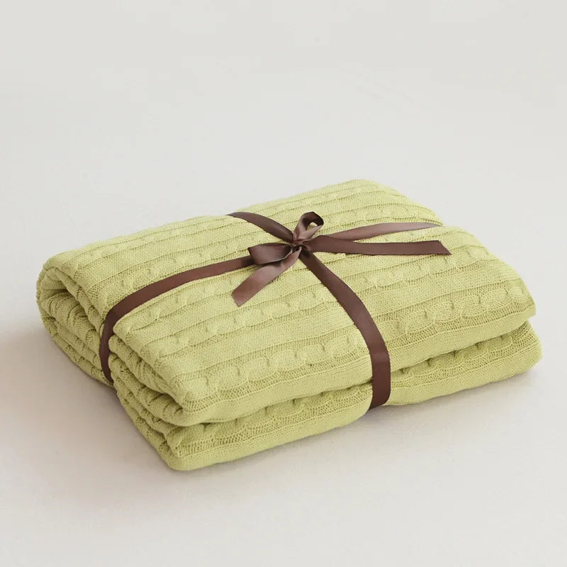 Modern Cotton Blanket | Arden Cozy Throw