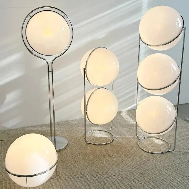 Modern Chrome Floor Lamp | Glint Standing Light for Living Room