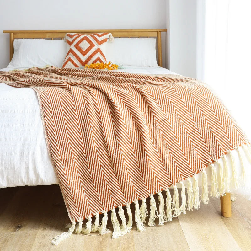 Modern Blanket | Elm Cozy Throw