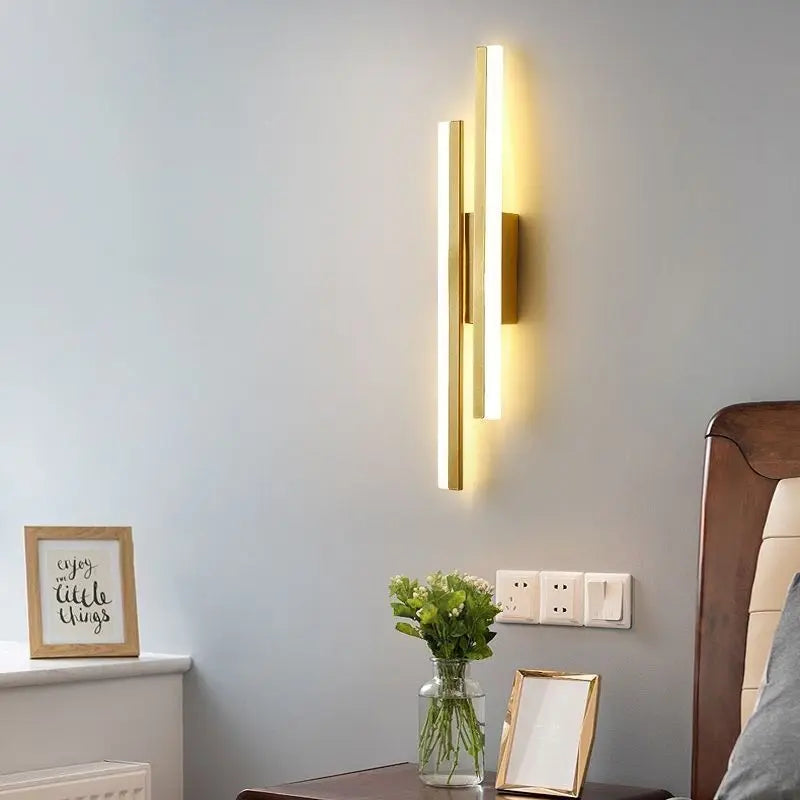 Modern Copper Wall Sconce | Orla Wall Light Fixture for Living Room